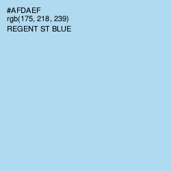 #AFDAEF - Regent St Blue Color Image